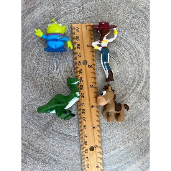 Disney Pixar Toy Story Alien, Jessie, Rex, Bullseye Topper Figures - Picture 3 of 3